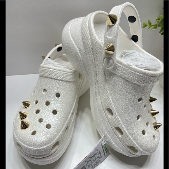 CROCS Shoes Crocs Rare Classic Bae Glitter Stud Clogs Limited